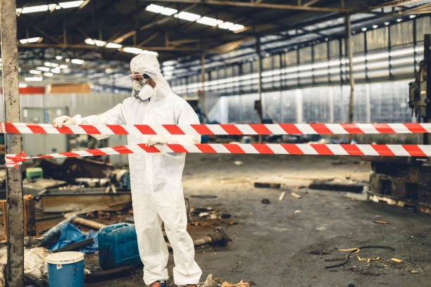 Professional Hoarding Cleanup technician working in Delta, UT